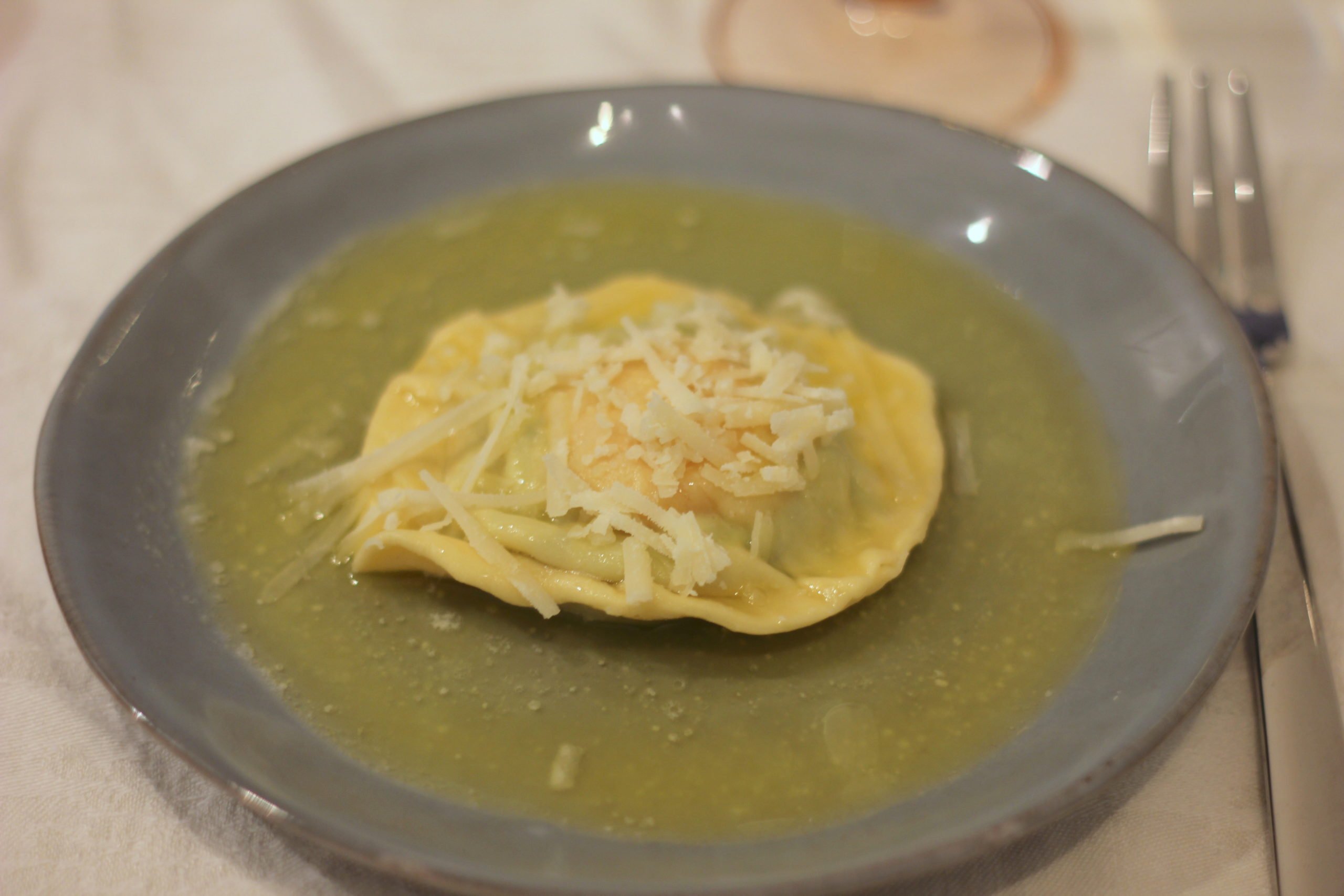 Raviolo Mit Eigelb Gartensmutje