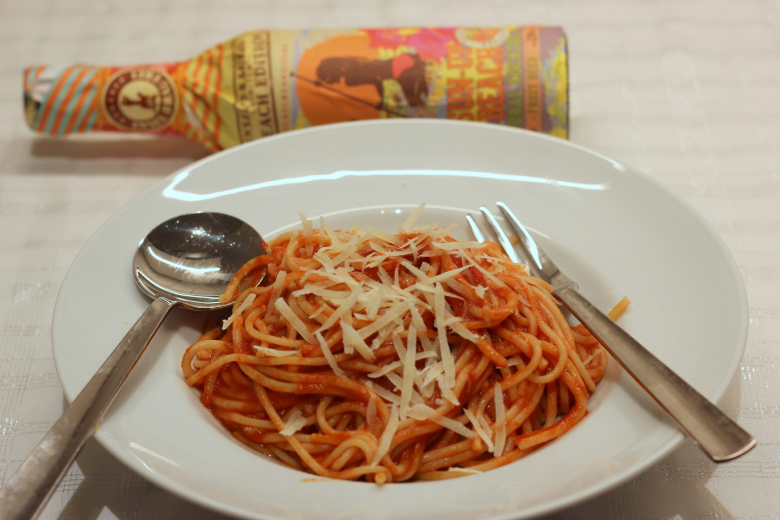 spaghetti con polpo alla napoletana